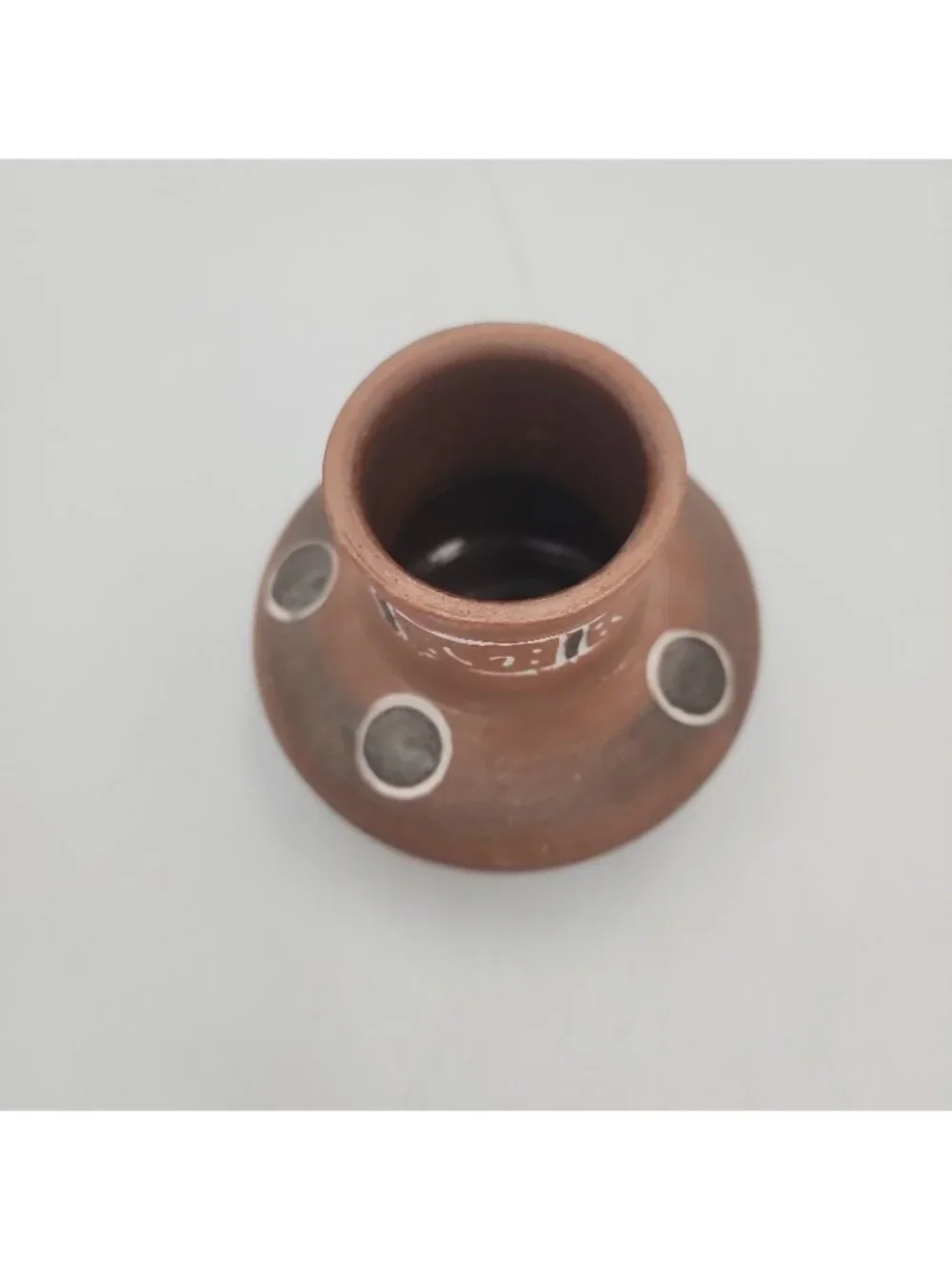 Pottery Vase Decorative Redware 3